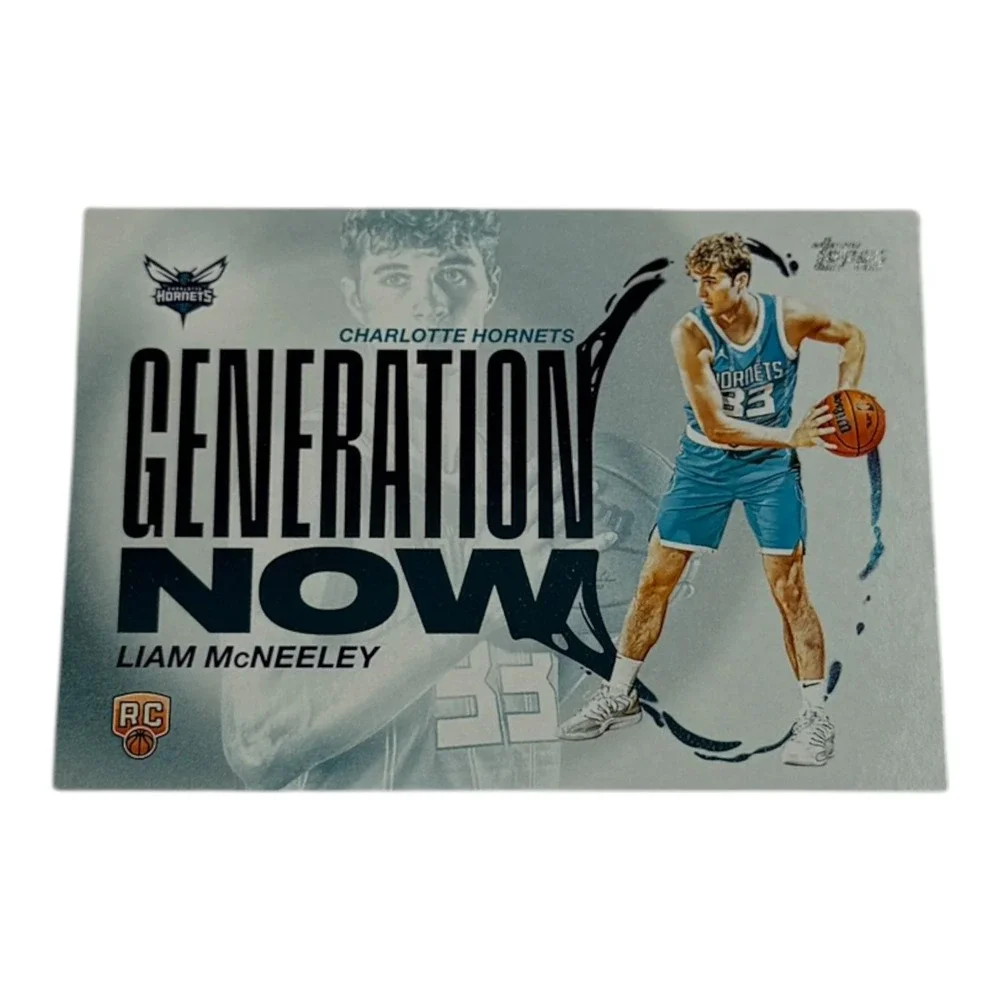 2024-25 Topps Generation Now Liam McNeeley RC Charlotte Hornets GN-29 Basketball